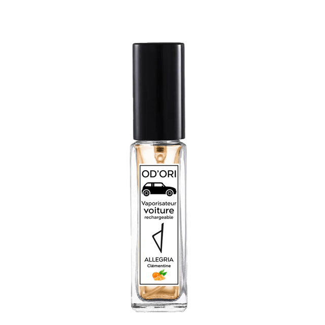 Vaporisateur voiture rechargeable 10ml - ALLEGRIA (Clémentine)