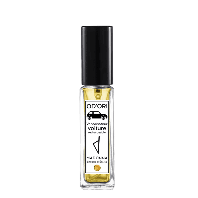Vaporisateur voiture rechargeable 10ml - MADONNA (Encens d&#039;Église)