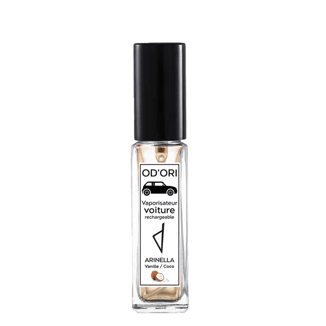 Vaporisateur voiture rechargeable 10ml - ARINELLA (Vanille / Coco)
