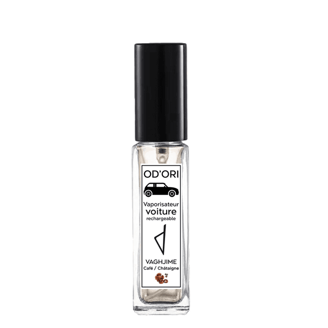 Vaporisateur voiture rechargeable 10ml - VAGHJIME (Café / Châtaigne)