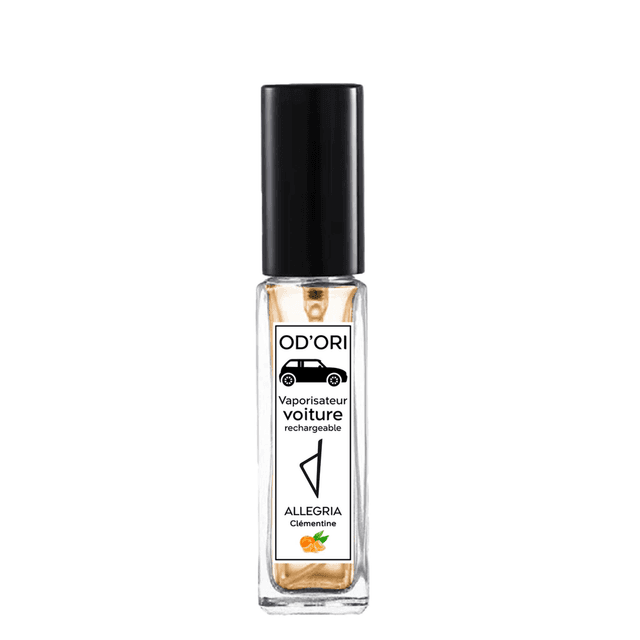 Vaporisateur voiture rechargeable 10ml - ALLEGRIA (Clémentine)